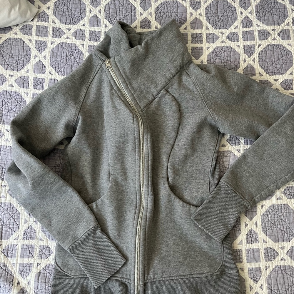SOLD Lululemon gray zip up